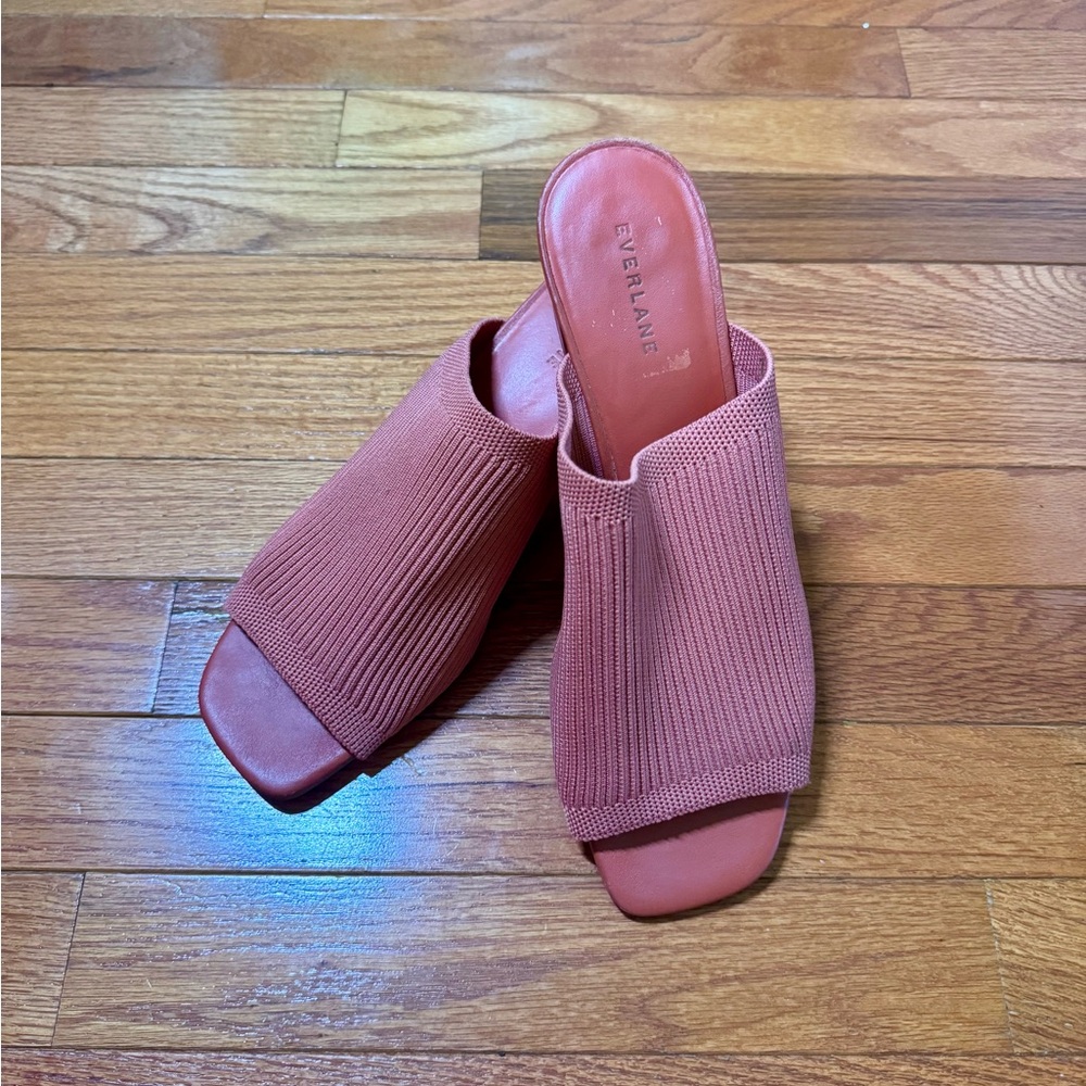 Everlane Coral Mules Size 11